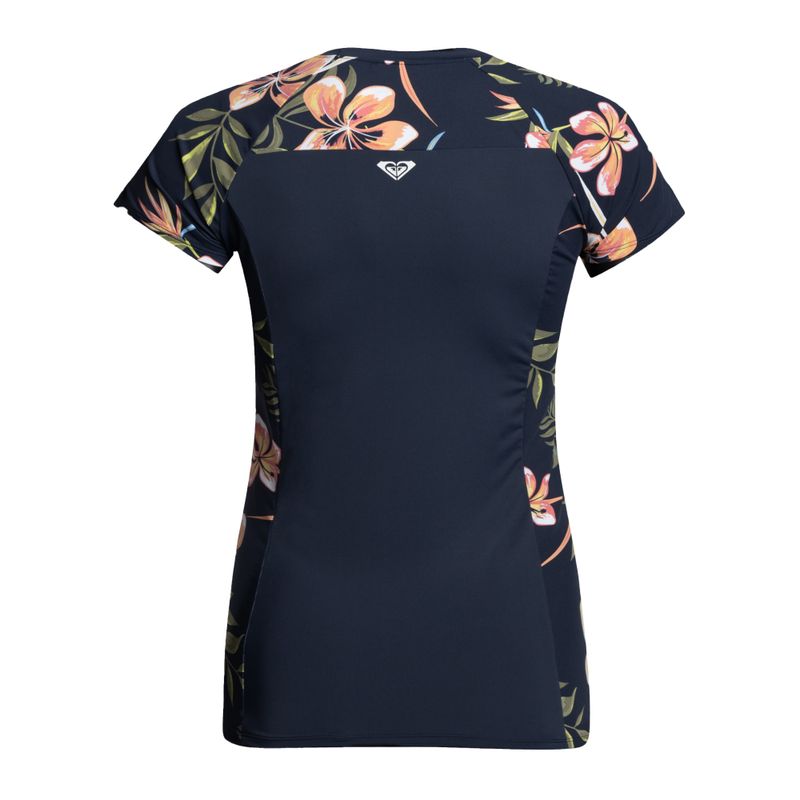 Dámské plavecké tričko ROXY Printed 2021 mood indigo tropical depht 2
