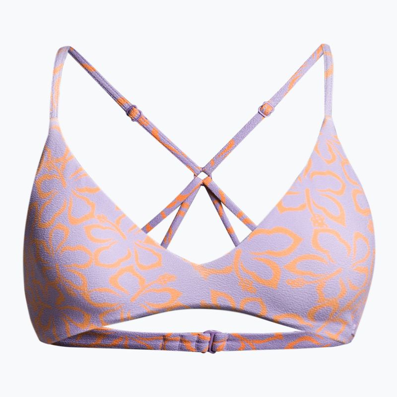 Horní díl plavek ROXY Hawaiian Heat Athletic Triangle 2021 mock orange hawaiianheat