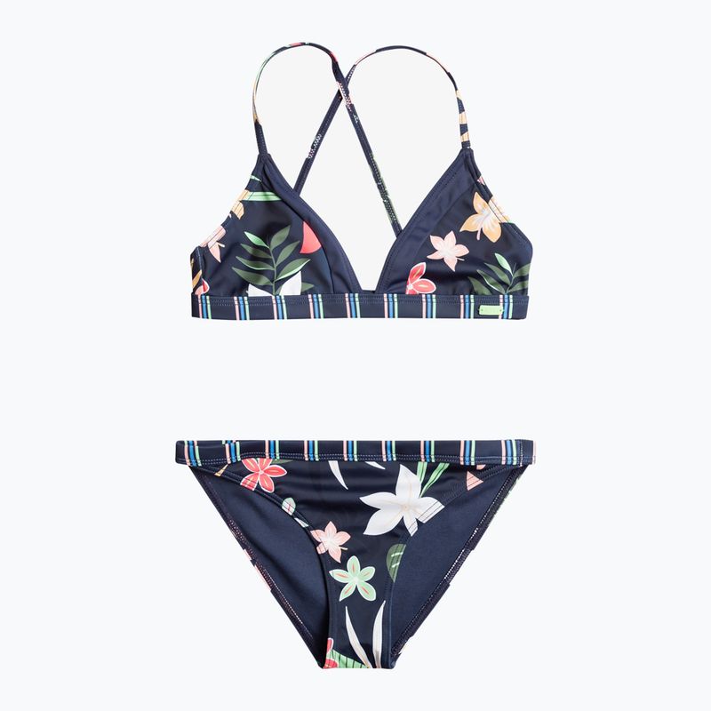 Dětské dvoudílné plavky ROXY Vacay For Life Athletic Set 2021 mood indigo alma swim 4