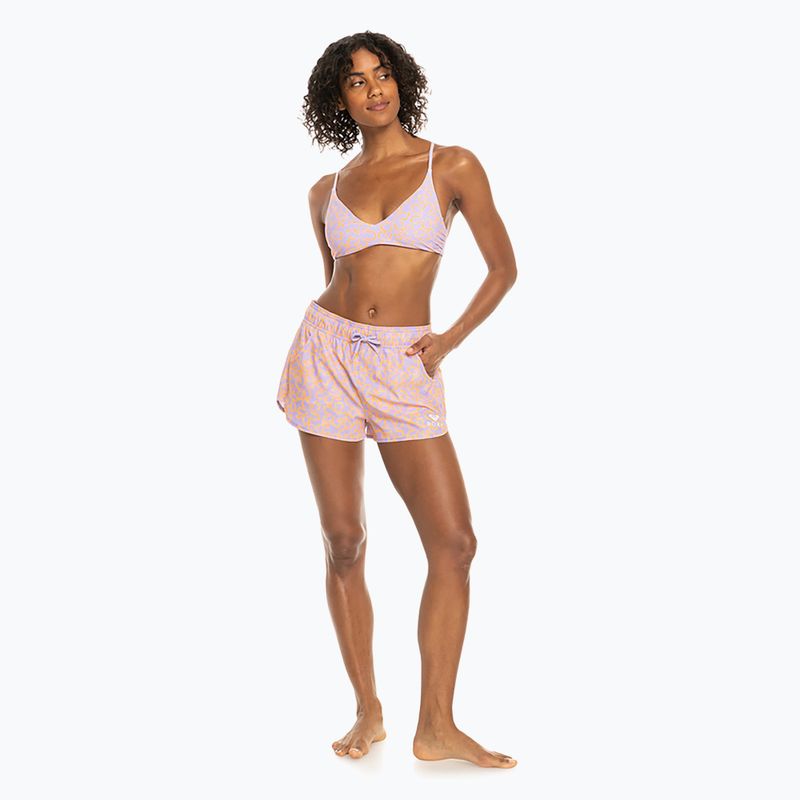 Dámské plavecké šortky ROXY Wave Printed 2" 2021 mock orange hawaiianheat 3