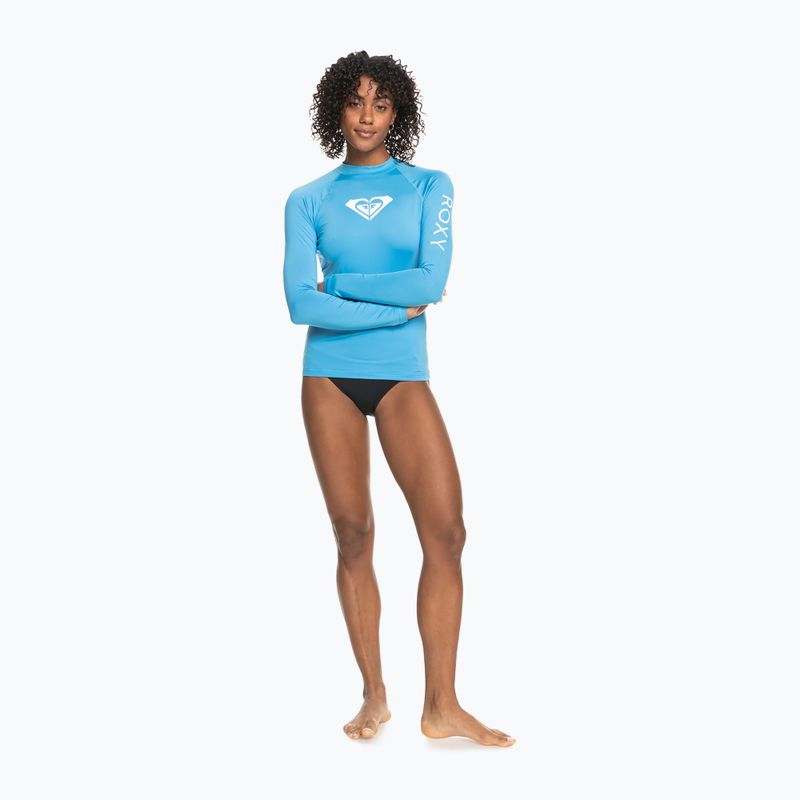 Dámské plavky s dlouhým rukávem ROXY Whole Hearted azure blue 5