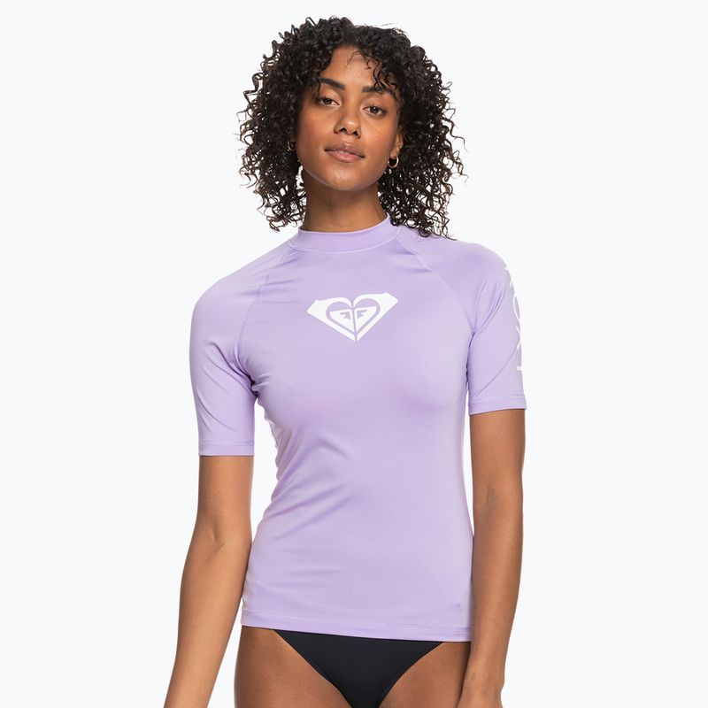 Dámské plavecké tričko ROXY Whole Hearted 2021 purple rose