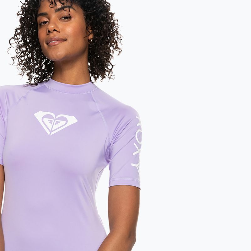 Dámské plavecké tričko ROXY Whole Hearted 2021 purple rose 5