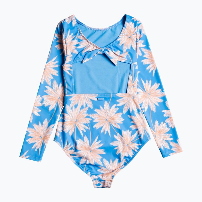 ROXY Ocean Treasure azure blue palm island rg dětské plavecké body 2
