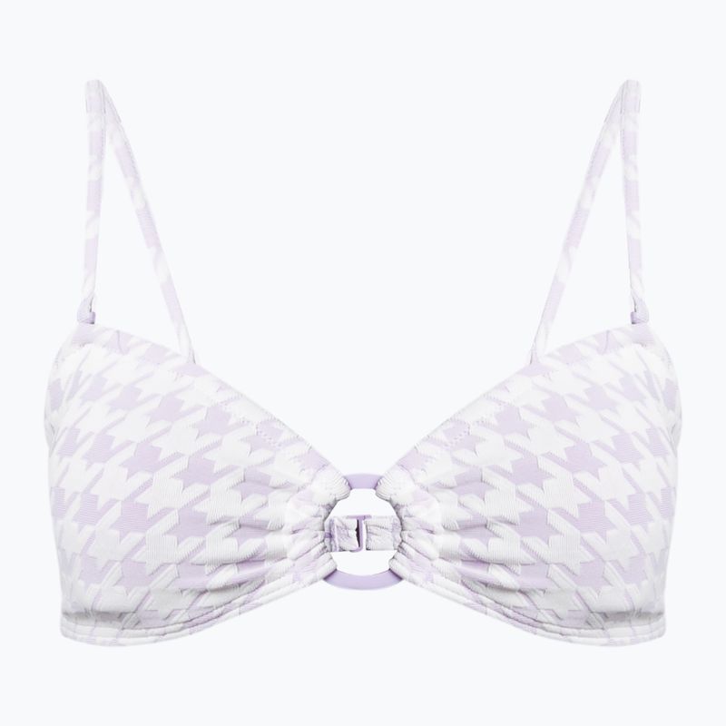 Horní díl plavek ROXY Check It Bandeau 2021 purple rose