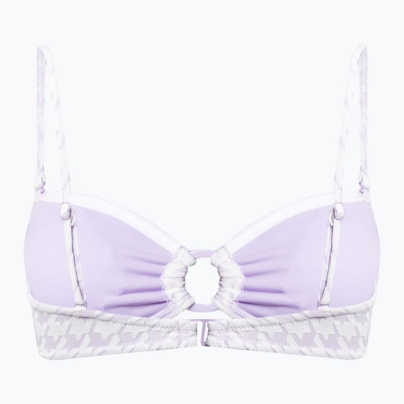 Horní díl plavek ROXY Check It Bandeau 2021 purple rose 2