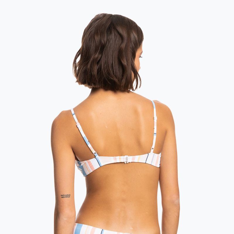 Horní díl plavek ROXY Beach Classics Bralette 2021 peach whip sand stripper 5
