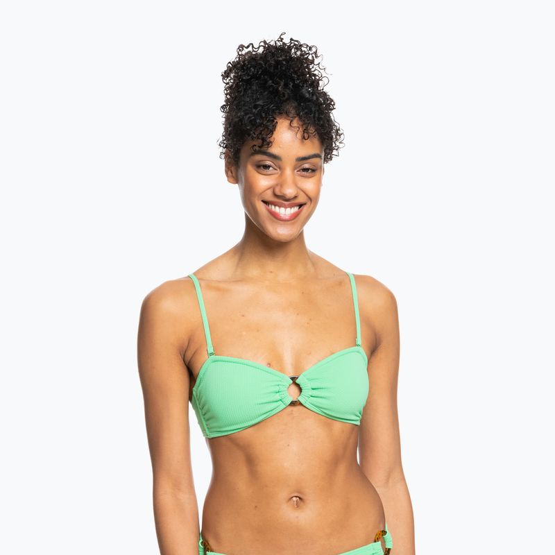 Horní díl plavek ROXY Color Jam Bandeau 2021 absinthe green 7