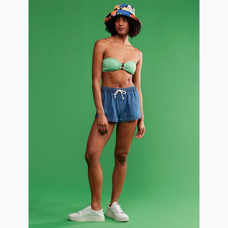 Horní díl plavek ROXY Color Jam Bandeau 2021 absinthe green 11