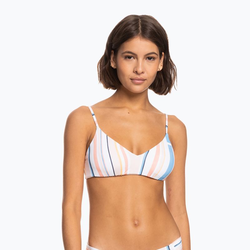 Horní díl plavek ROXY Beach Classics Strappy Bra 2021 peach whip sand stripper 4