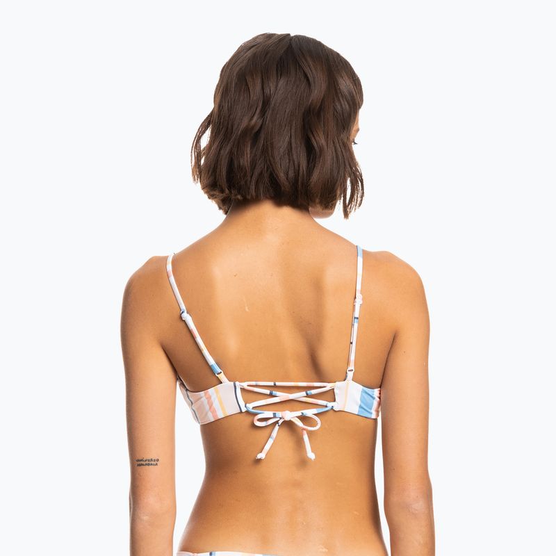 Horní díl plavek ROXY Beach Classics Strappy Bra 2021 peach whip sand stripper 6