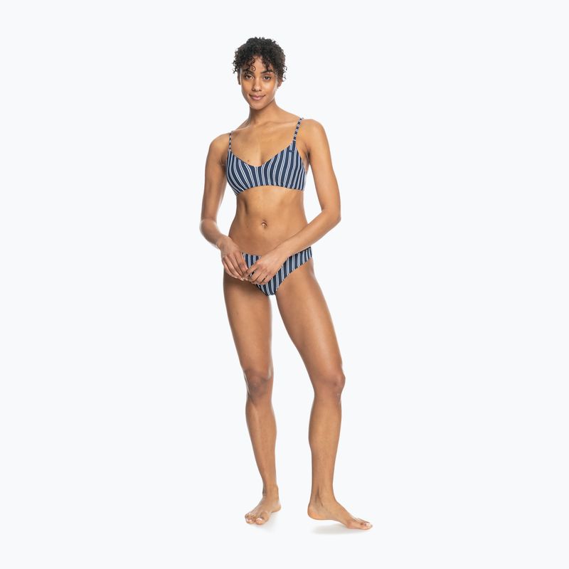 Horní díl plavek ROXY Into The Sun Athletic Triangle 2021 mood indigo novela stripe vert 3