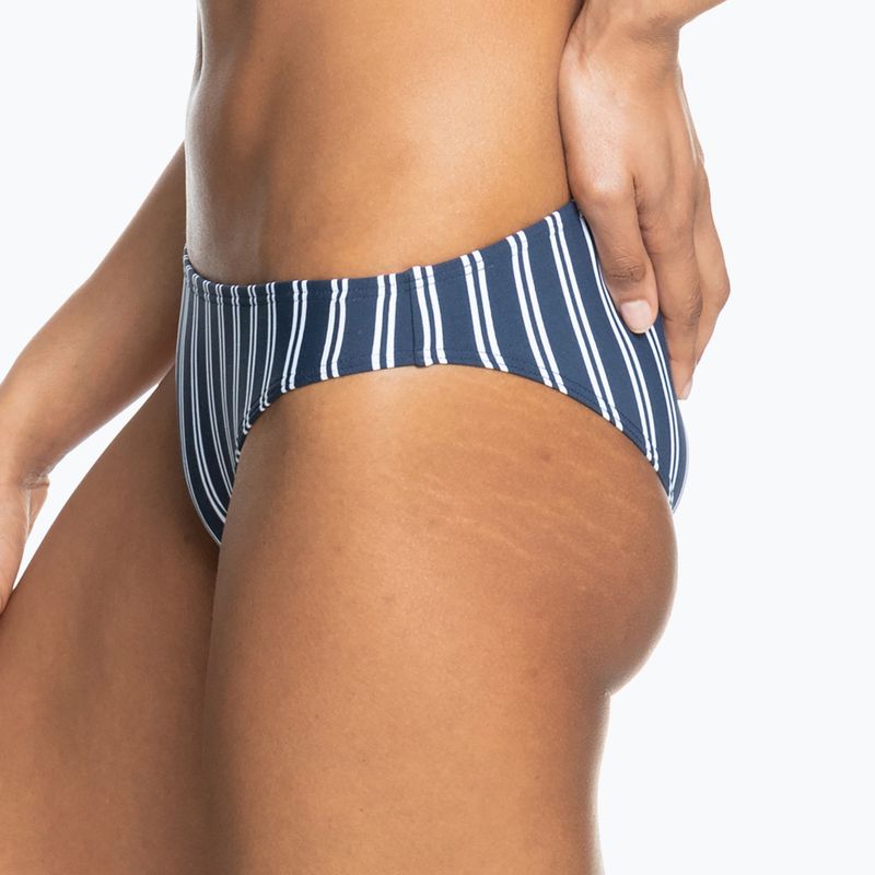 Spodní díl plavek ROXY Into The Sun 2021 mood indigo novela stripe vert 4