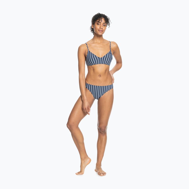 Spodní díl plavek ROXY Into The Sun 2021 mood indigo novela stripe vert 3