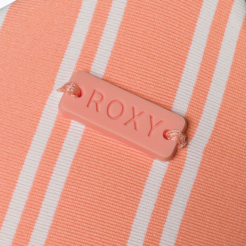 Horní díl plavek ROXY Into The Sun Athletic Triangle 2021 papaya punch novelta stripe h 3
