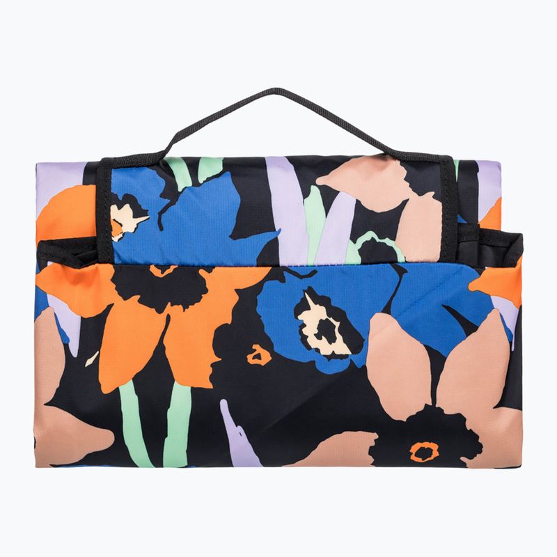 Plážová deka ROXY Spring Bouquet 2021 anthracite flower jammin 2