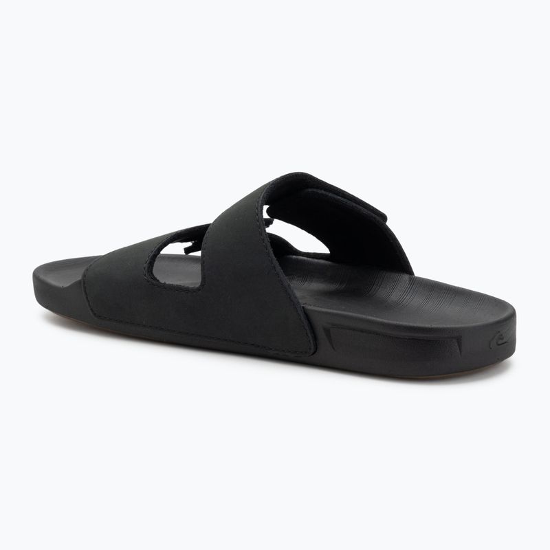 Pánské nazouváky Quiksilver Rivi Leather Double Adjust black 1 3