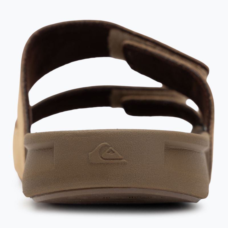Pánské nazouváky Quiksilver Rivi Leather Double Adjust tan 1 6