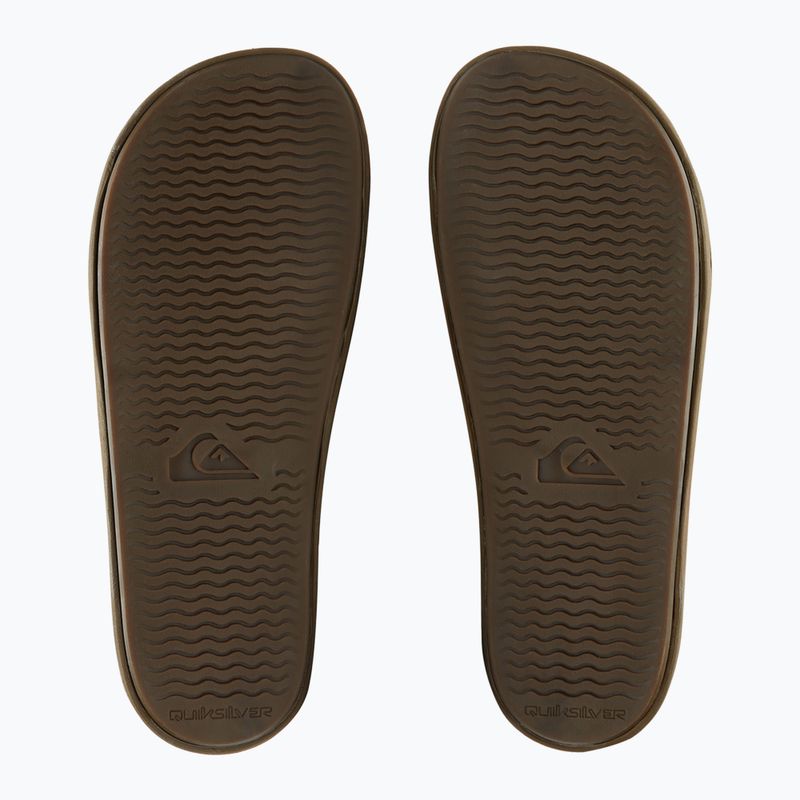 Pánské nazouváky Quiksilver Rivi Leather Double Adjust tan 1 3