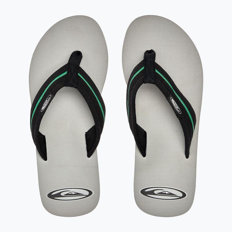 Quiksilver pánské žabky Molokai Layback Saturn white and black AQYL101319 12