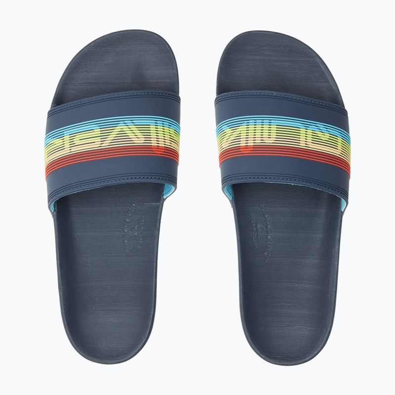 Pánské žabky Quiksilver Rivi Wordmark Slide blue 12