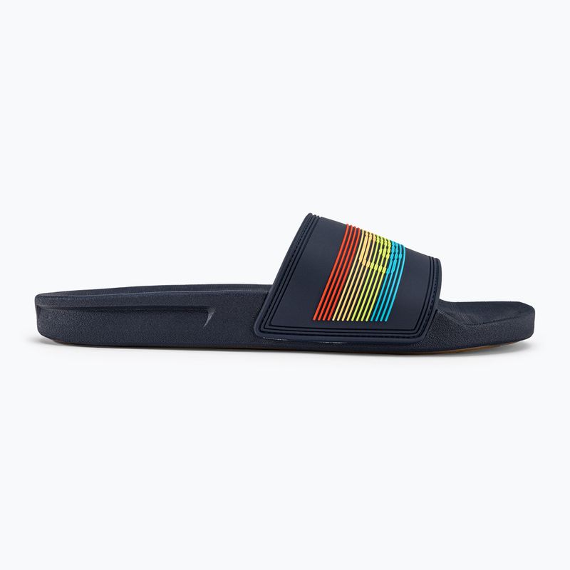 Pánské žabky Quiksilver Rivi Wordmark Slide blue 2