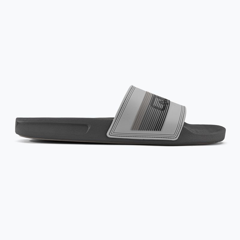 Pánské žabky Quiksilver Rivi Wordmark Slide grey 2