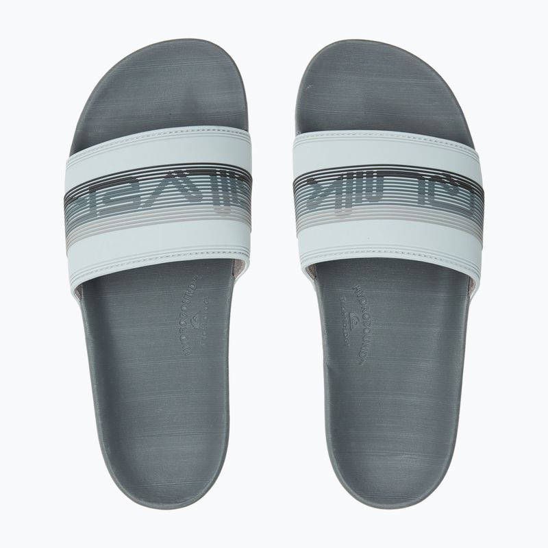 Pánské žabky Quiksilver Rivi Wordmark Slide grey 12