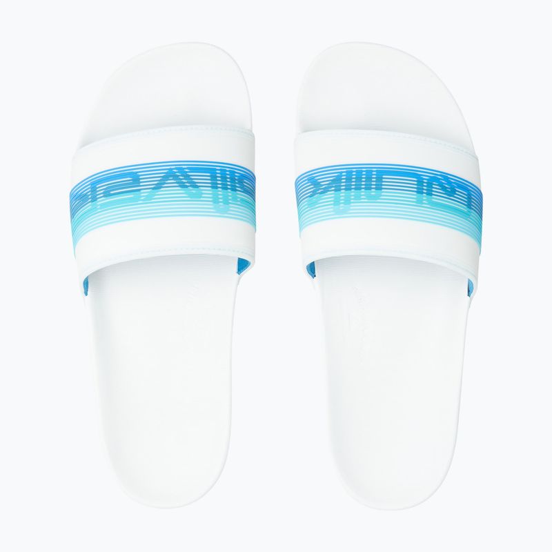 Pánské žabky Quiksilver Rivi Wordmark Slide white/blue/blue 12