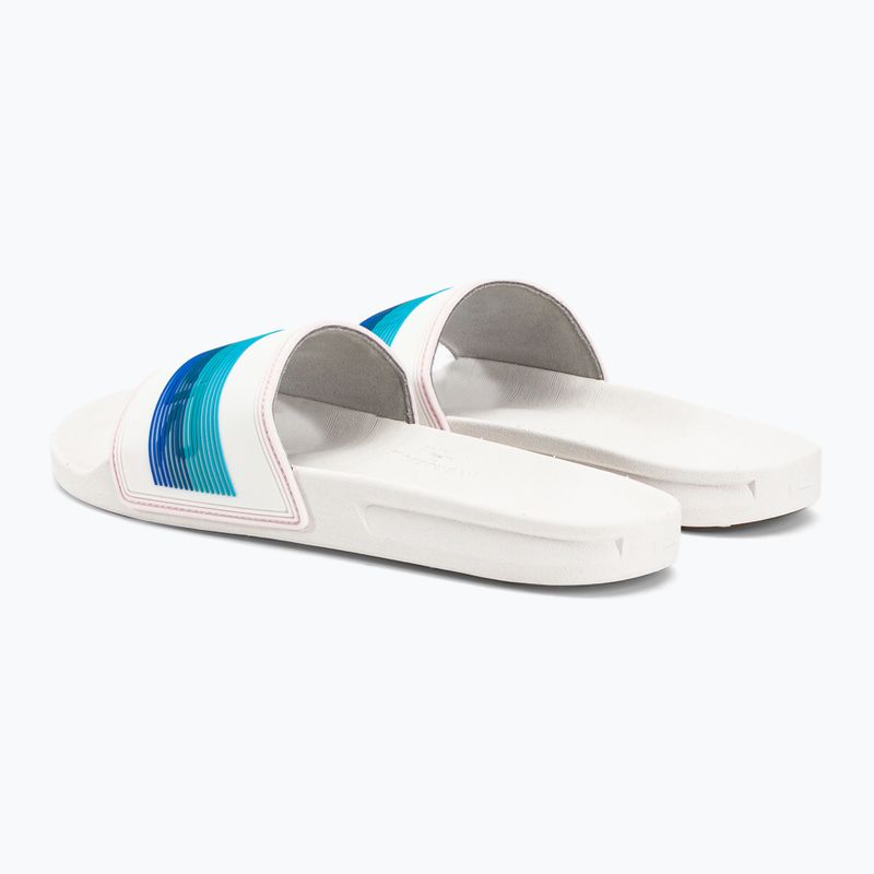 Pánské žabky Quiksilver Rivi Wordmark Slide white/blue/blue 3