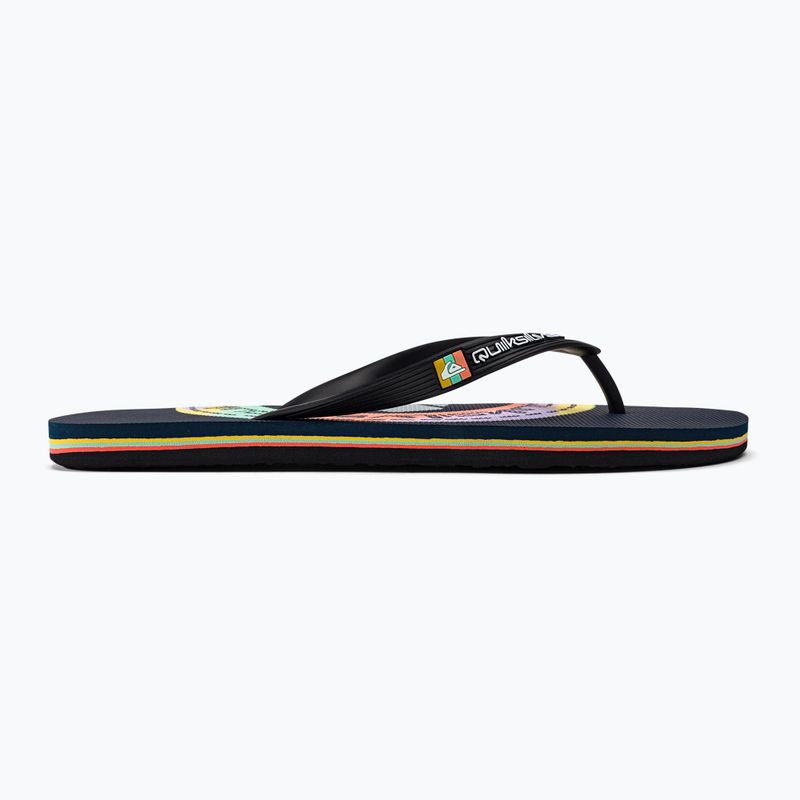 Quiksilver Molokai Art pánské žabky navy blue AQYL101264 2