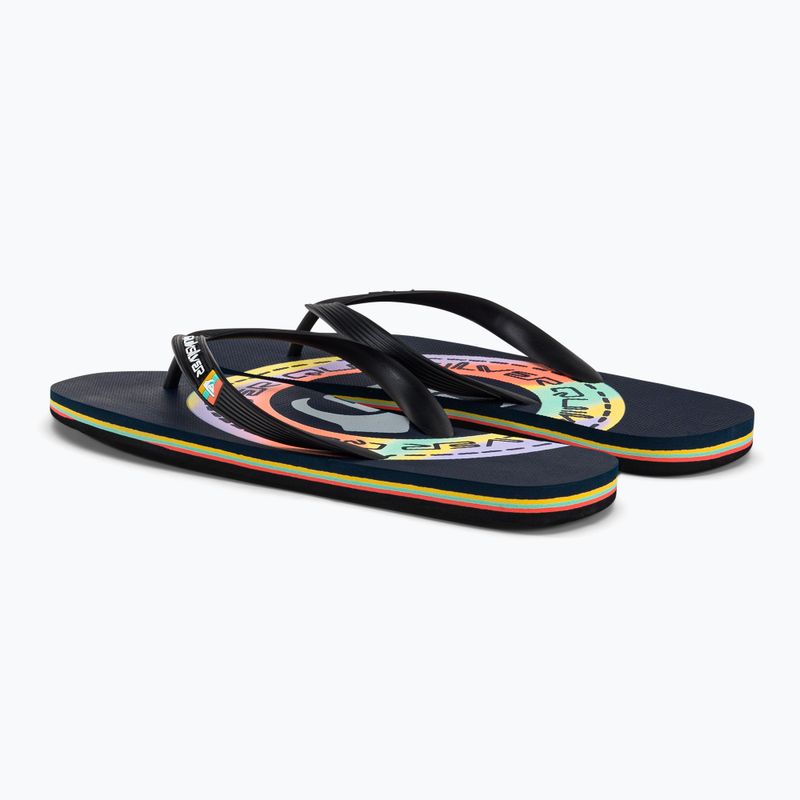 Quiksilver Molokai Art pánské žabky navy blue AQYL101264 3