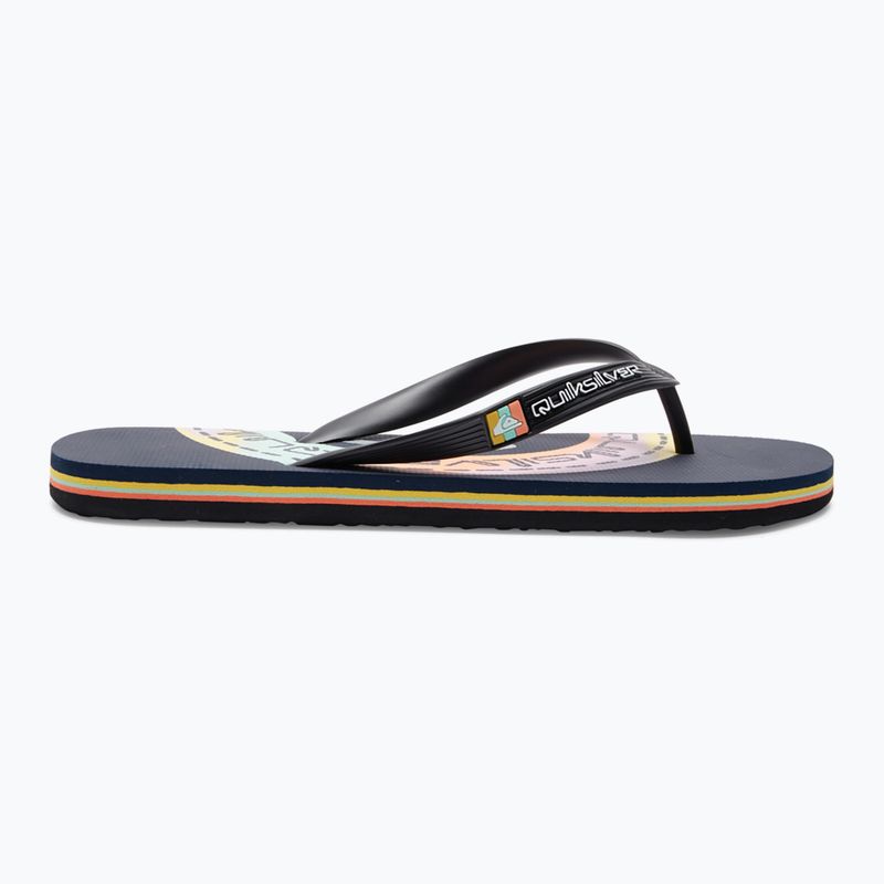 Quiksilver Molokai Art pánské žabky navy blue AQYL101264 9