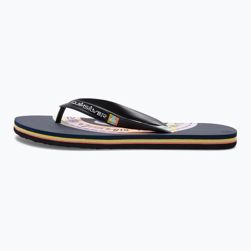 Quiksilver Molokai Art pánské žabky navy blue AQYL101264 10