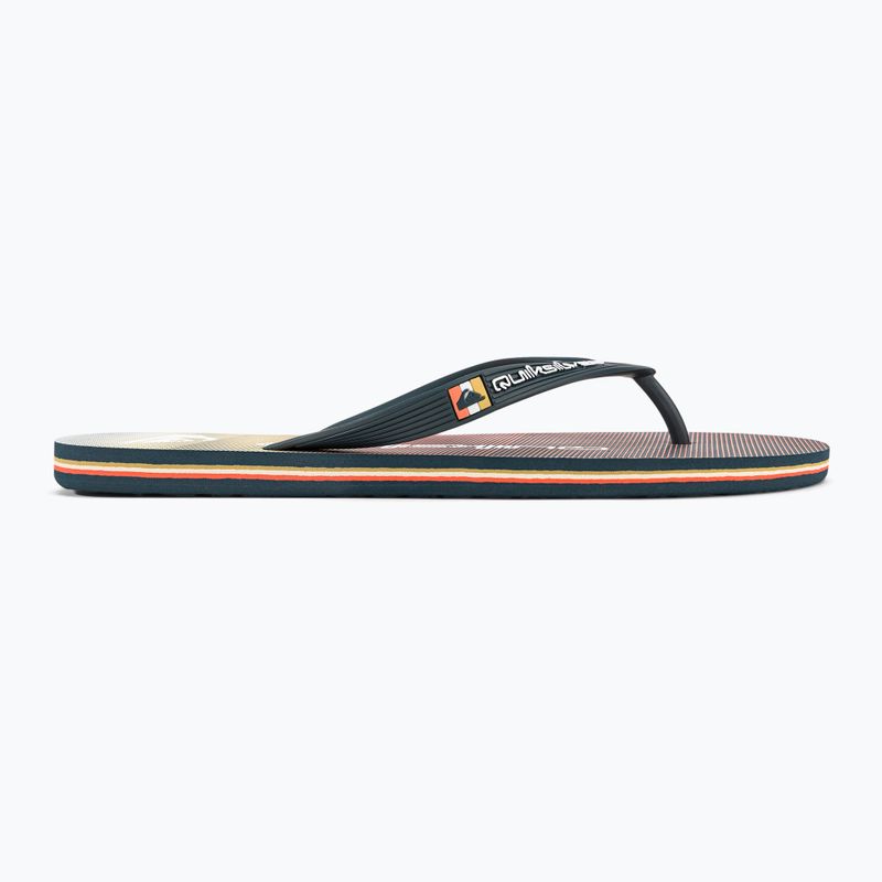 Pánské žabky Quiksilver Molokai Massive grey/orange/grey 2