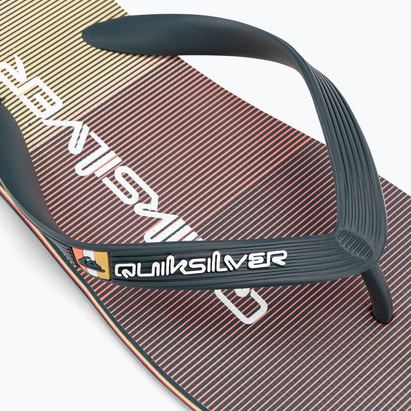 Pánské žabky Quiksilver Molokai Massive grey/orange/grey 7