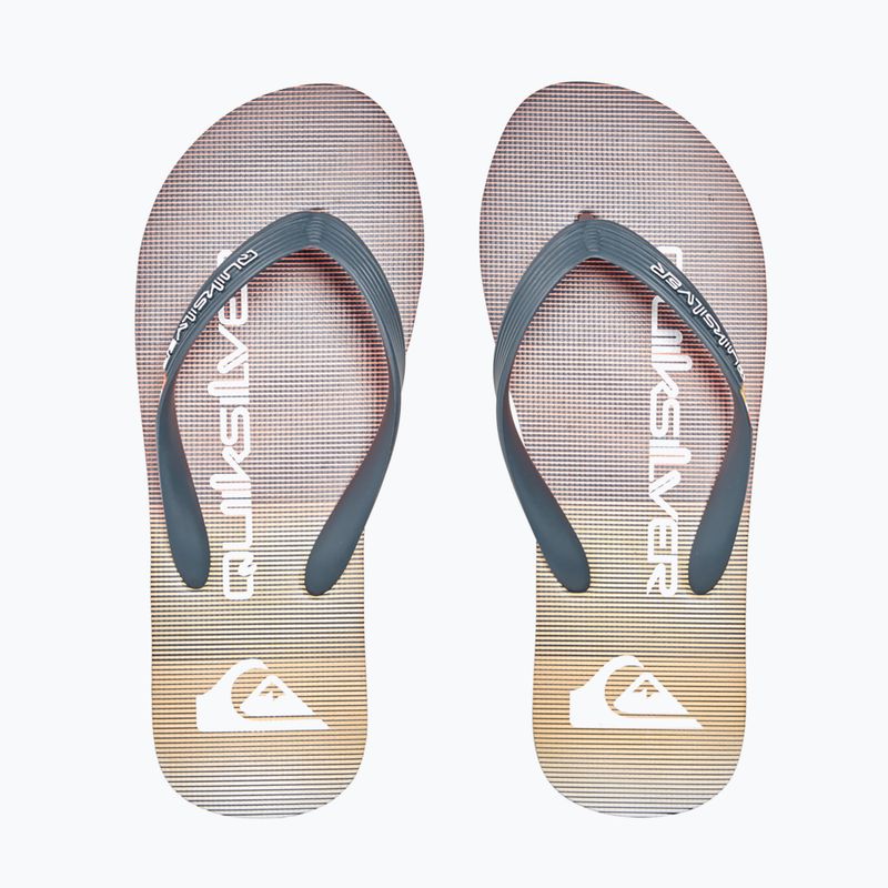 Pánské žabky Quiksilver Molokai Massive grey/orange/grey 12