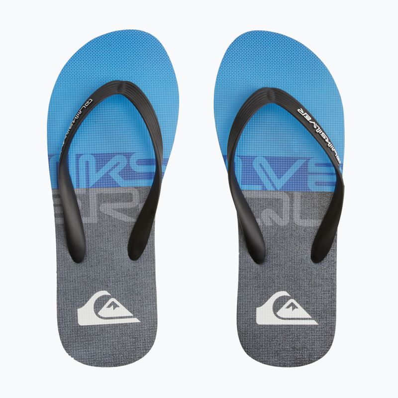 Quiksilver pánské žabky Molokai Wordblock blue-grey AQYL101287 9