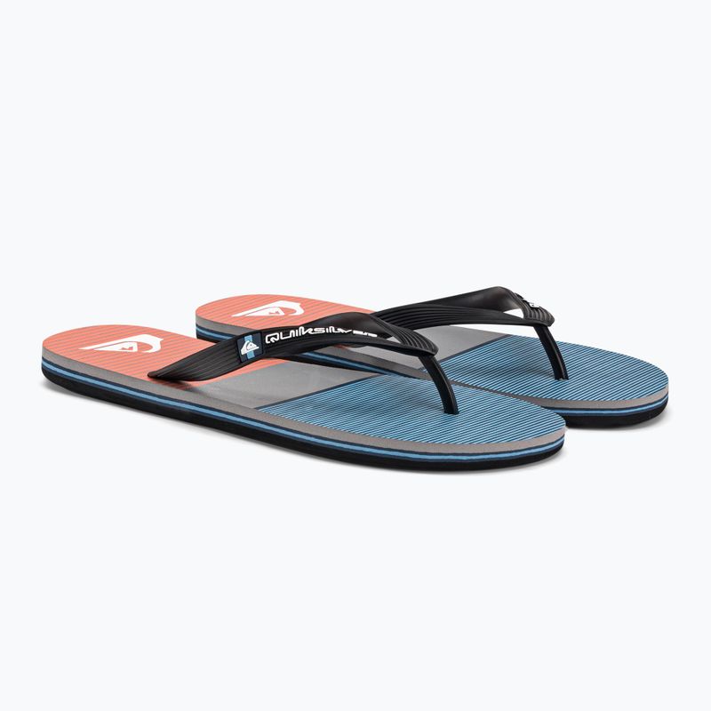 Pánské žabky Quiksilver Molokai Tijuana blue/blue/orange 4