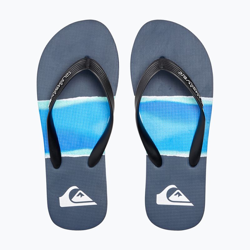 Pánské žabky Quiksilver Molokai Airbrushed blue AQYL101317 12