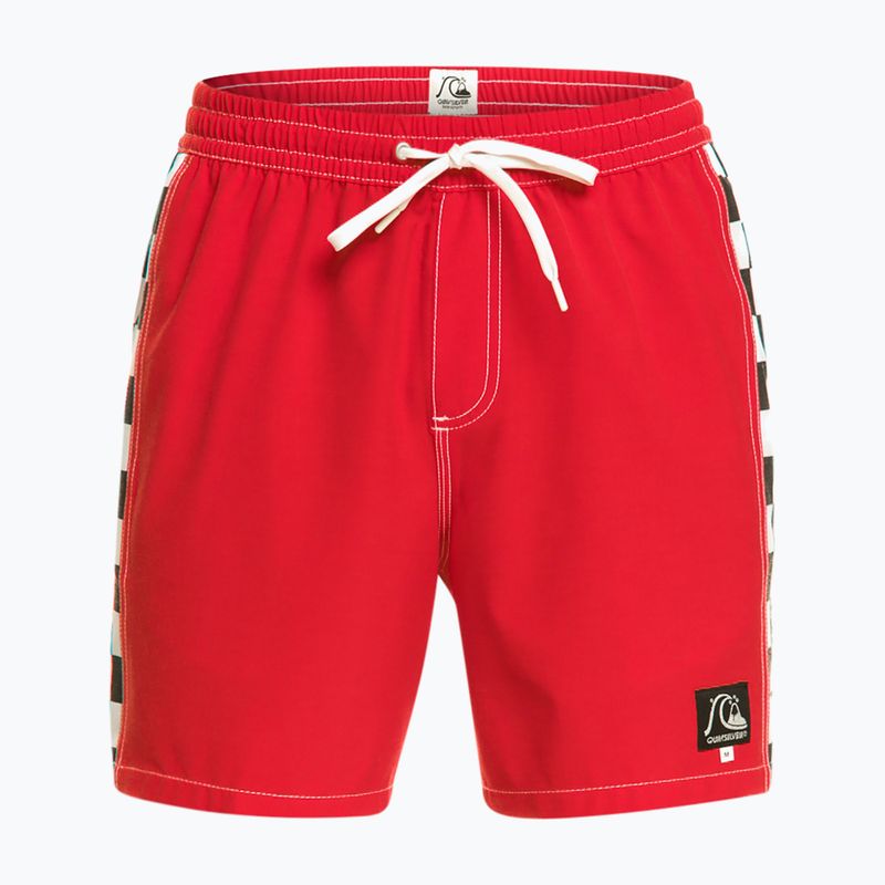 Pánské plavecké šortky Quiksilver Original Arch Volley 17" červené EQYJV03995-RQC0