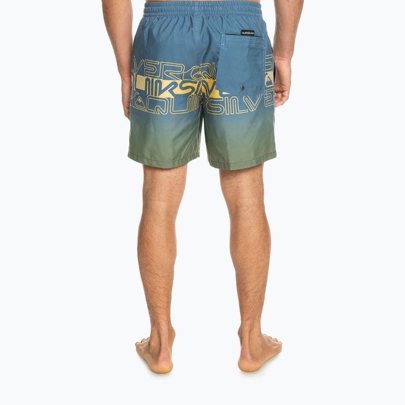 Pánské plavecké šortky Quiksilver Everyday Wordblock Volley 17" modré EQYJV04005-BYG6 3