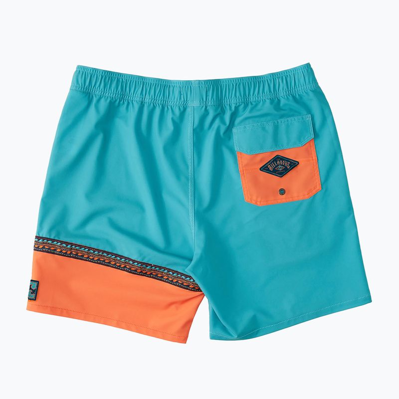 Pánské plavecké šortky Billabong Burleigh Layback aqua 2