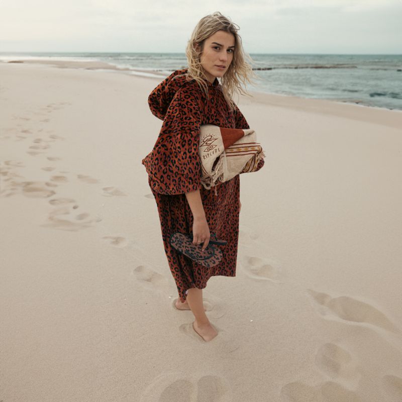 Dámská ponča Billabong Womens Hooded Towel spotted 5