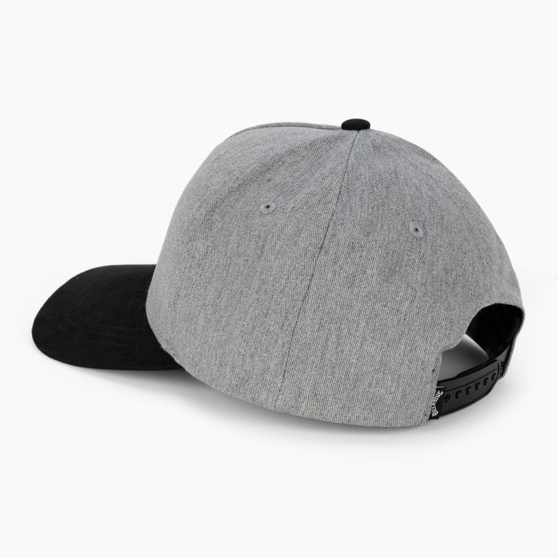 Pánská baseballová čepice Billabong Stacked Snapback grey heather 3