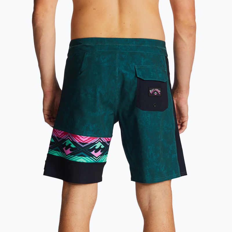 Pánské plavecké šortky Billabong Burleigh Pro forest 4