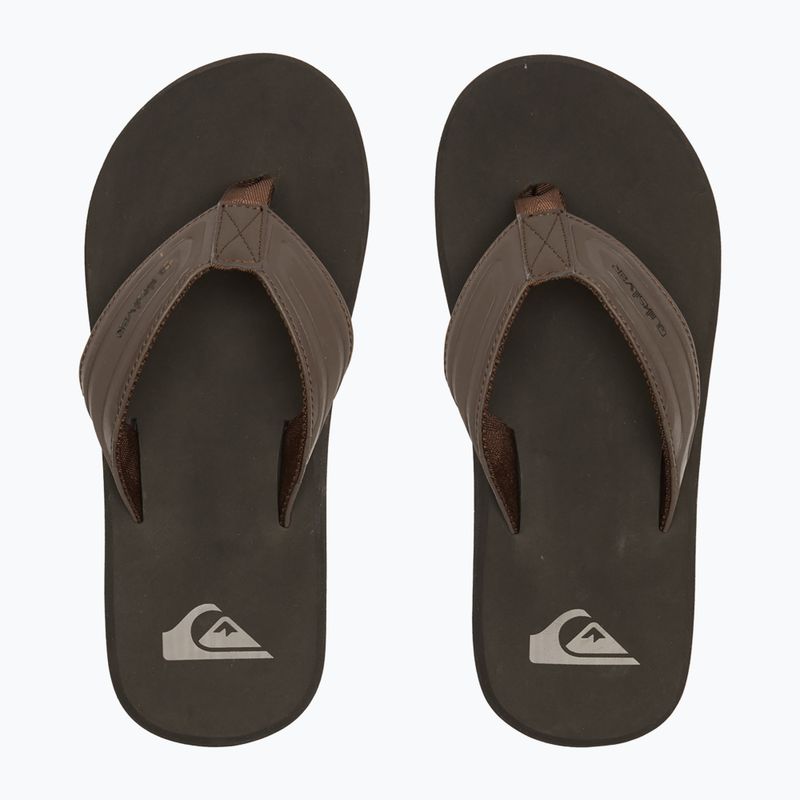 Quiksilver pánské žabky Monkey Wrench Core brown AQYL101324 11