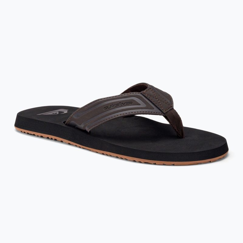 Quiksilver pánské žabky Monkey Wrench Core brown AQYL101324