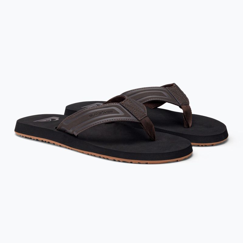 Quiksilver pánské žabky Monkey Wrench Core brown AQYL101324 4