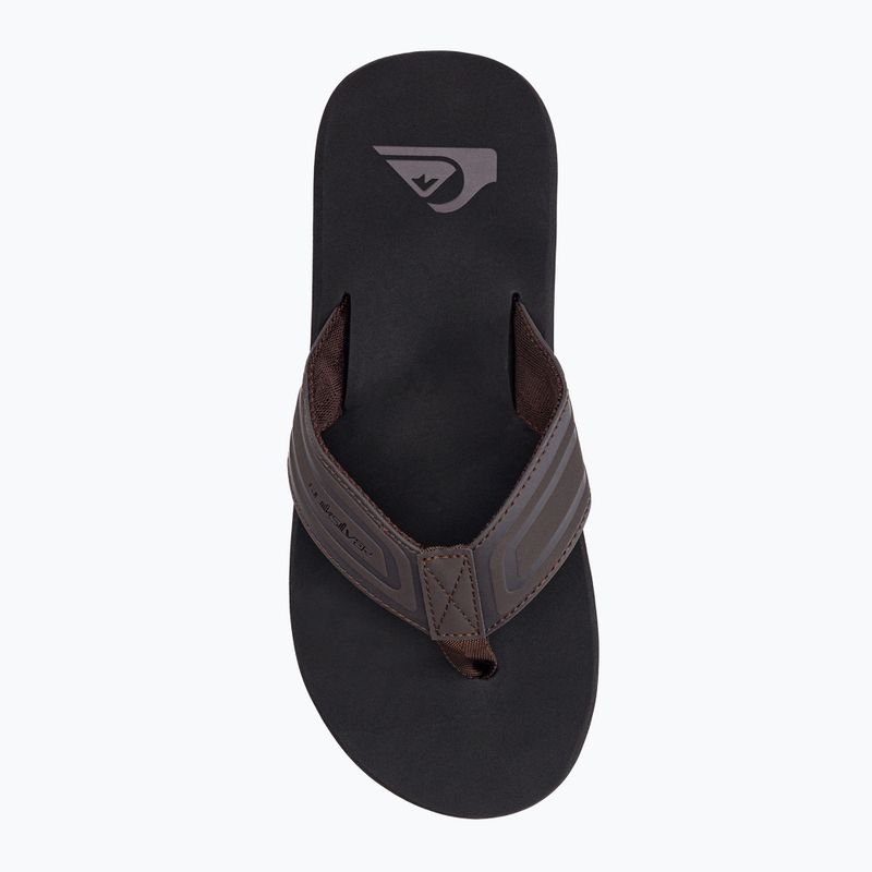 Quiksilver pánské žabky Monkey Wrench Core brown AQYL101324 6